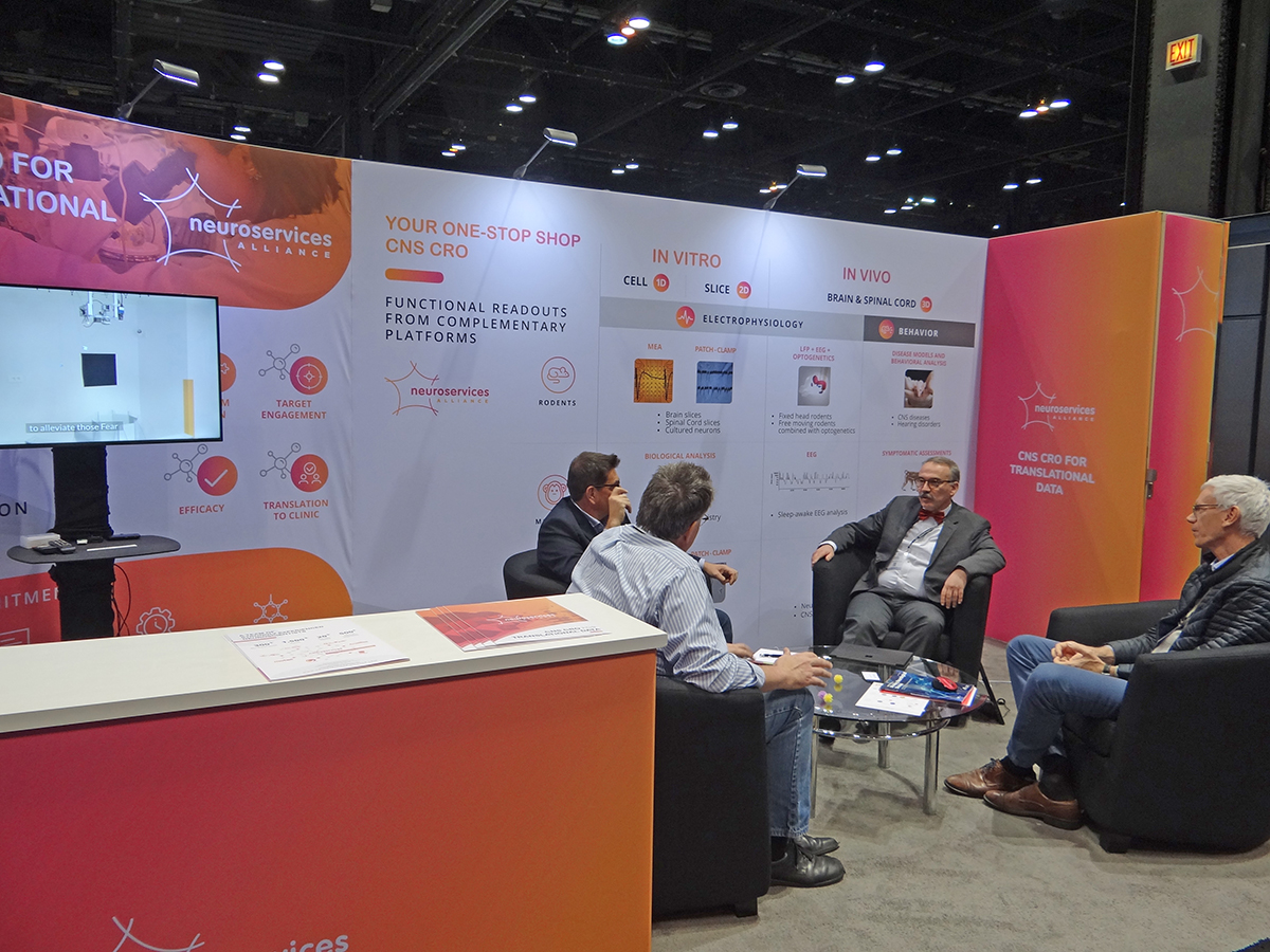 Neuroservices-Alliance booth at SfN Conference