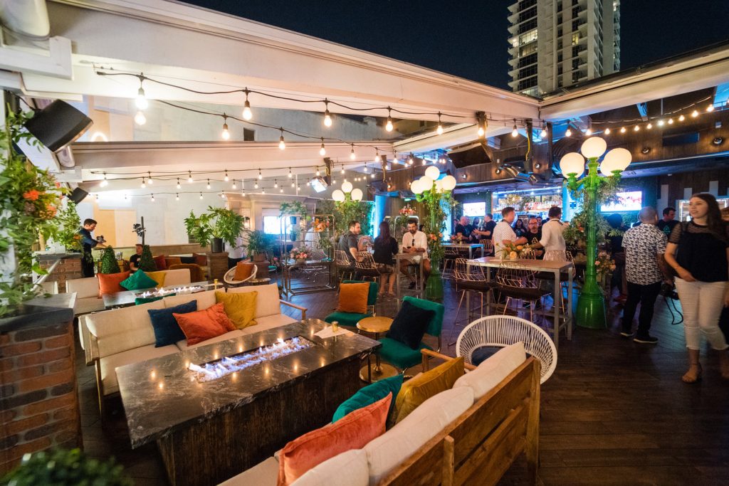 Rooftop bar